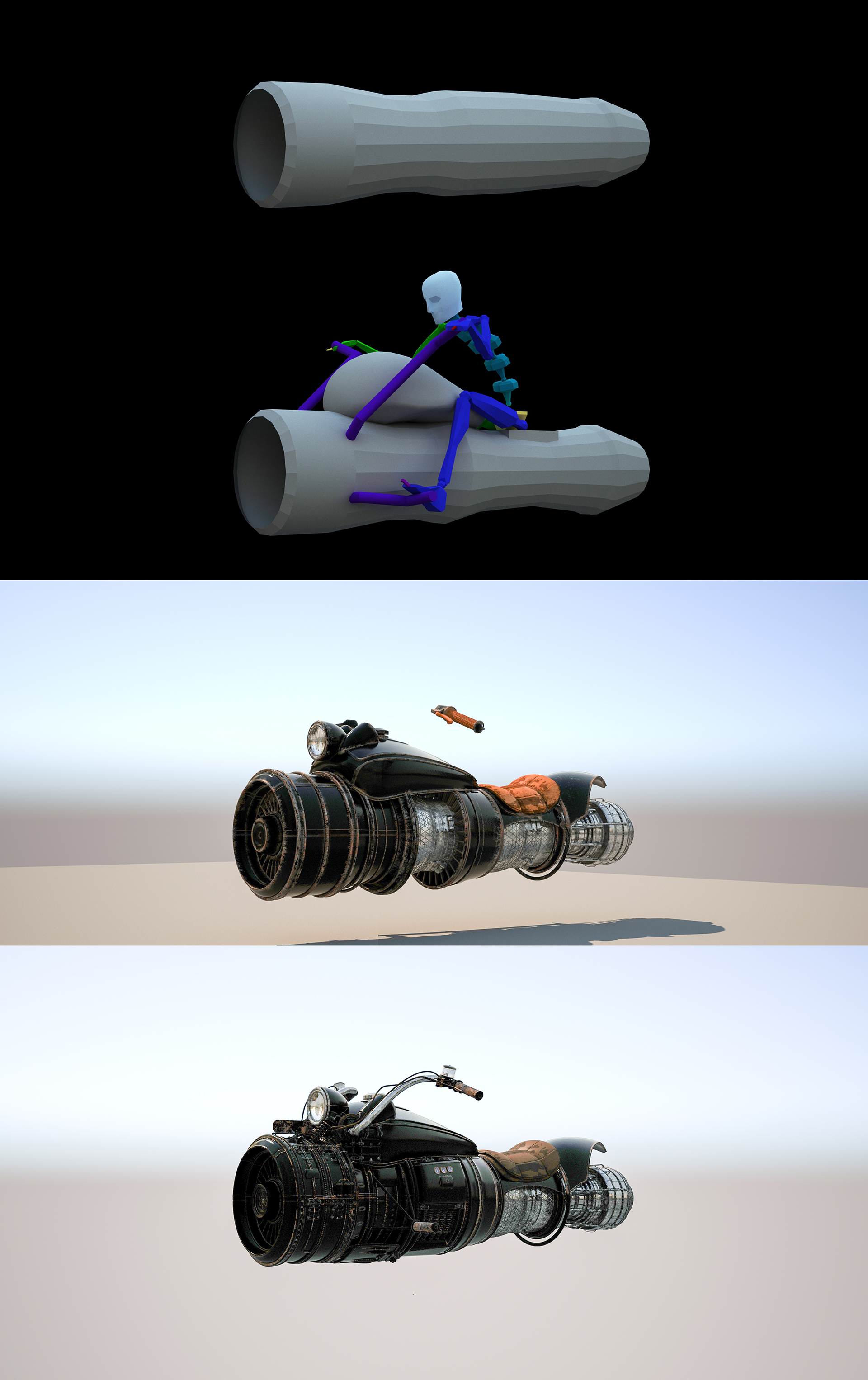 Jet Bike Concept | TrigitalArt